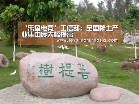 ‘乐鱼电竞’工信部:全国稀土产业集中度大幅提高(图1) 乐鱼体育平台